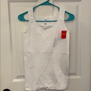 Spanx White tank Shapewear